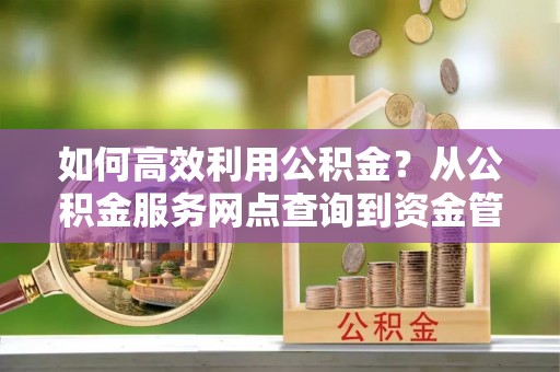 金口河如何高效利用公积金？从公积金服务网点查询到资金管理全攻略