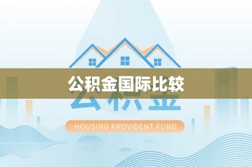 金口河公积金国际比较